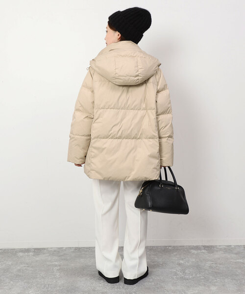 「SLOBE IENA」 ダウンジャケット 36 ベージュ レディース_画像6