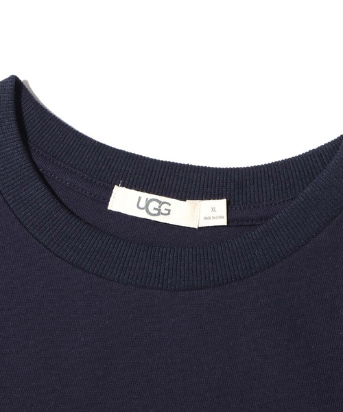 「UGG」 半袖Tシャツ M ネイビー レディース_画像8
