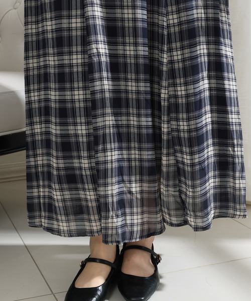 「Lace Ladies」 半袖ワンピース FREE ブラウン レディース_画像8