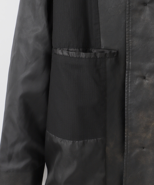 B.C STOCK（ベーセーストック） 革ジャン ライダース フェード加工