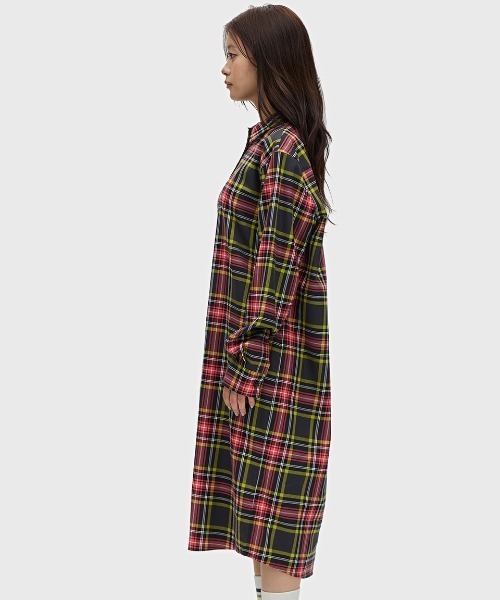FRED PERRY（フレッドペリー） ワンピース Tartan Shirt Dress