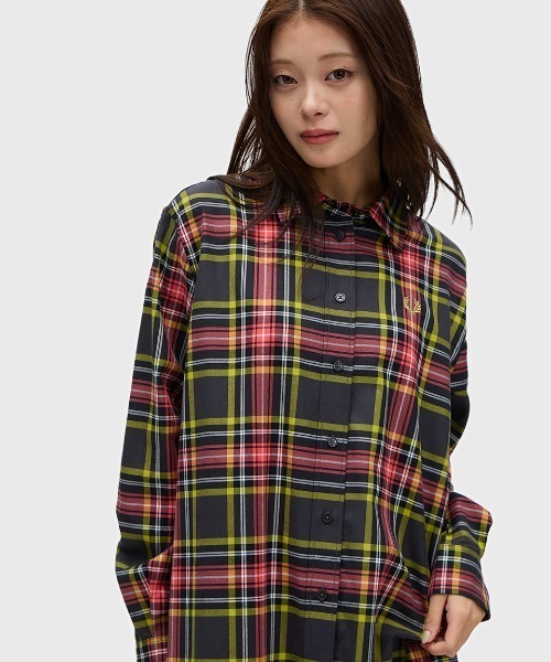 FRED PERRY（フレッドペリー） ワンピース Tartan Shirt Dress
