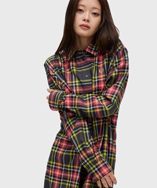FRED PERRY（フレッドペリー） ワンピース Tartan Shirt Dress