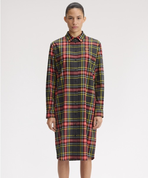 FRED PERRY（フレッドペリー） ワンピース Tartan Shirt Dress