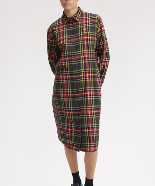 FRED PERRY（フレッドペリー） ワンピース Tartan Shirt Dress