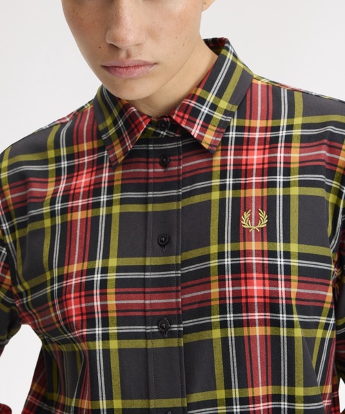 FRED PERRY（フレッドペリー） ワンピース Tartan Shirt Dress