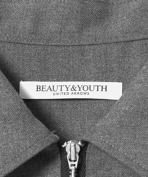 BEAUTY＆YOUTH UNITED ARROWS ワンピース ハーフジップ スリット