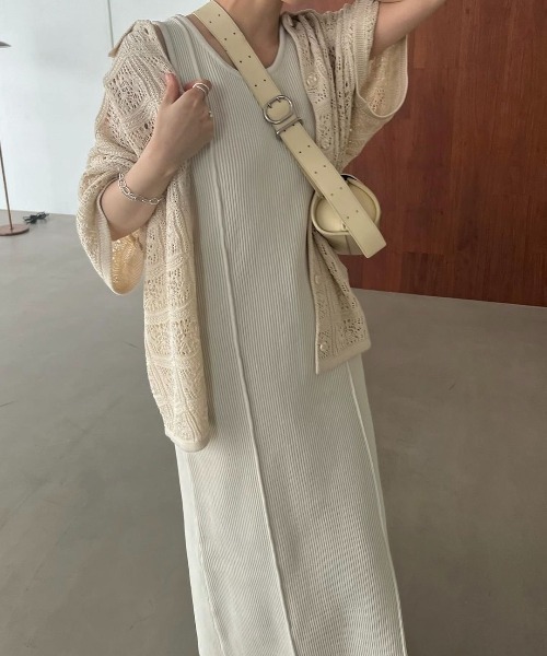 WILLFULLY（ウィルフリー） ノースリーブワンピース FREE サンド