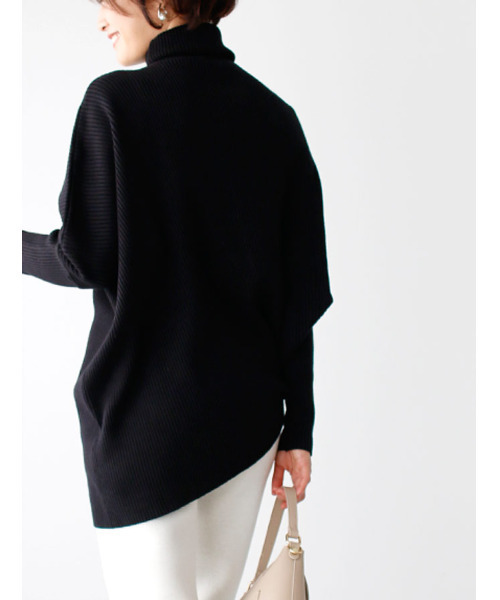 「Ehre style」 タートルネックニット FREE グリーン レディース_画像6