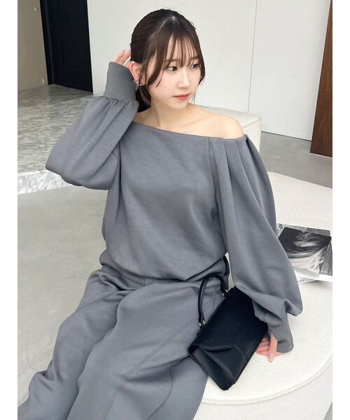 dazzlin（ダズリン） トレーナー スウェット 「吉田朱里」タック