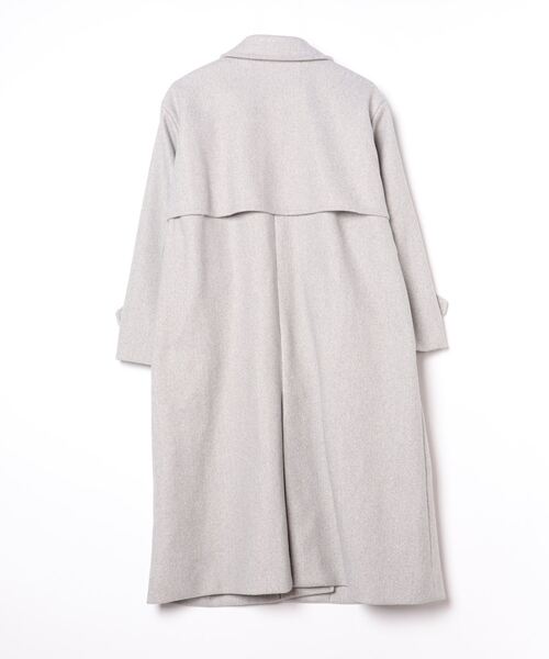 [feepur] пальто с отложным воротником SMALL. серый женский 