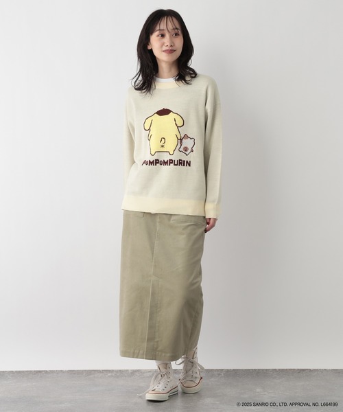 Paprika キャラクター柄 長袖ニット FOUND GOOD（ファウンドグッド） ニット セーター 「サンリオ