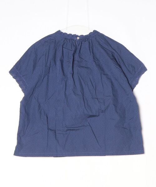 「NIMES」 半袖ブラウス ONE SIZE ブルー レディース_画像2