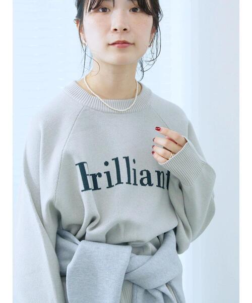 Samansa Mos2 blue（サマンサモスモスブルー） ニット セーター