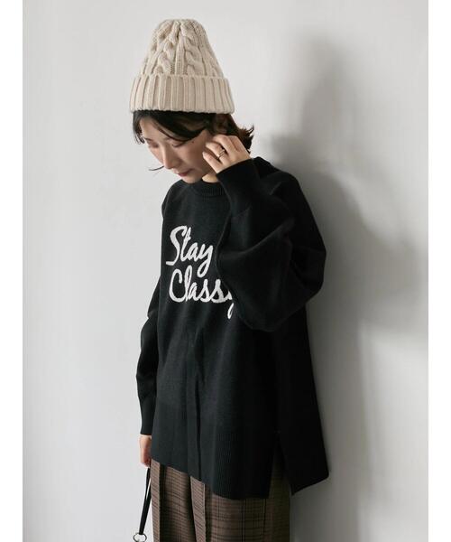 Samansa Mos2 blue（サマンサモスモスブルー） ニット セーター