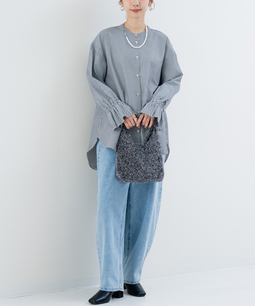 「ANNA LUNA」 長袖ブラウス MEDIUM ブラック レディース_画像3