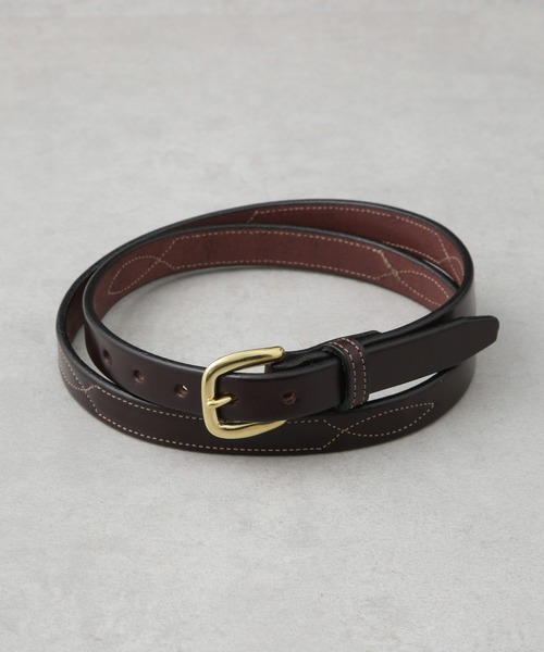 TORY LEATHER 黒レザーベルト 32 TORY LEATHER（トリーレザー） クロスキーパー ベルト 本革 英国