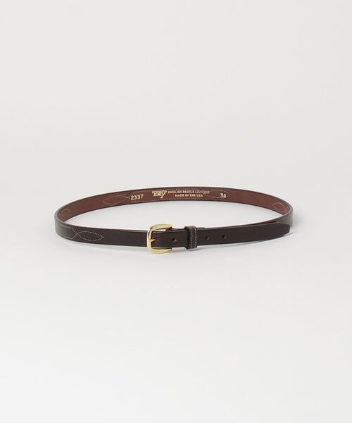 「TORY LEATHER」 ベルト 32 ブラウン メンズ_画像2