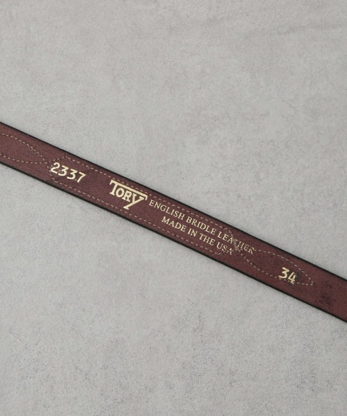 「TORY LEATHER」 ベルト 32 ブラウン メンズ_画像6