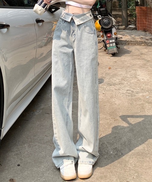 Mejoul ワイドパンツ ジーンズ デニム デニムパンツ 「2026春夏新作