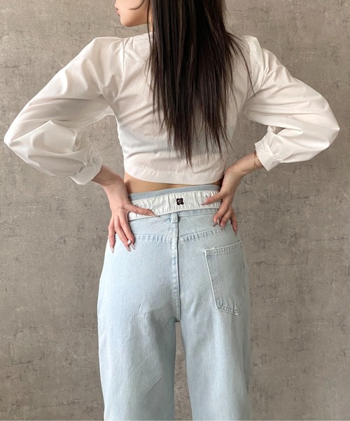 Mejoul ジーンズ デニム デニムパンツ 「2026春夏新作」ウエスト Mejoul ジーンズ デニム デニムパンツ 「2026春夏新作」ウエスト