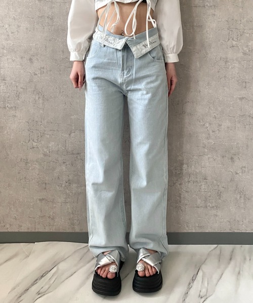 Mejoul ワイドパンツ ジーンズ デニム デニムパンツ 「2026春夏新作