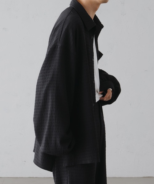 「epnok」 長袖シャツ SMALL ブラック メンズ_画像8