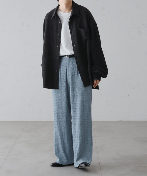 「epnok」 長袖シャツ SMALL ブラック メンズ_画像9