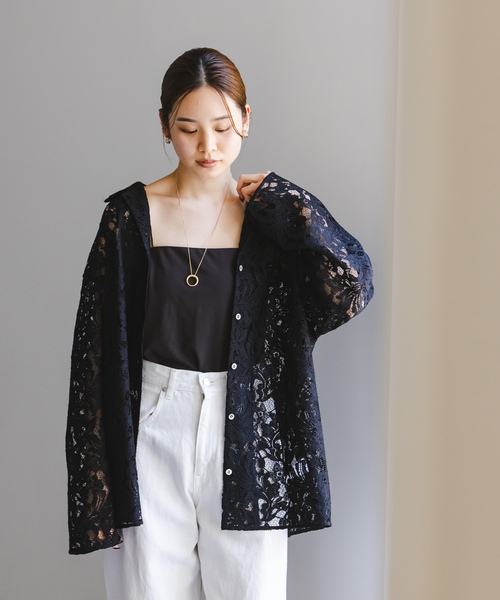 NOBLE（ノーブル） 長袖シャツ - ホワイト レディース : ZOZOTOWN