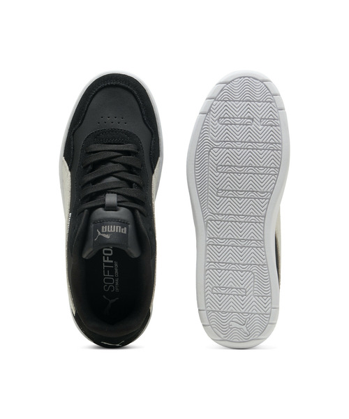 「PUMA」 ローカットスニーカー 22.5cm ブラック×ホワイト レディース_画像4