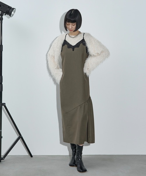 「THE YOn」 ブーツ 38 グレイッシュブルー レディース_画像5