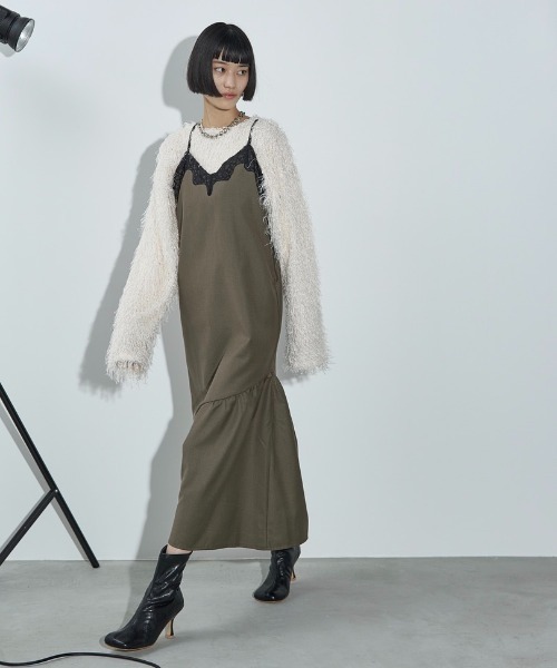 「THE YOn」 ブーツ 38 グレイッシュブルー レディース_画像6