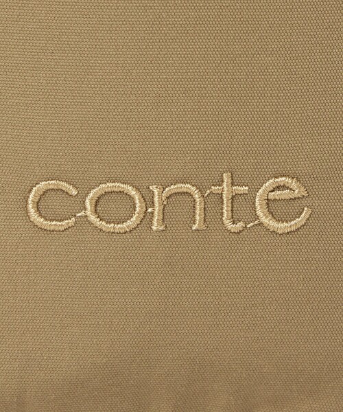 conte ハンドバッグ 「conte」ドローストリング バッグ BEIGE 
