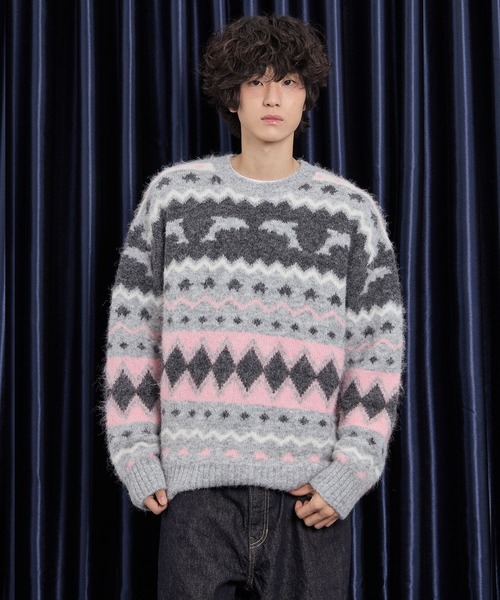 Waikei セーター 2色 WaiKei（ワイケイ） ニット セーター 「UNISEX」Wai Kei／イルカ