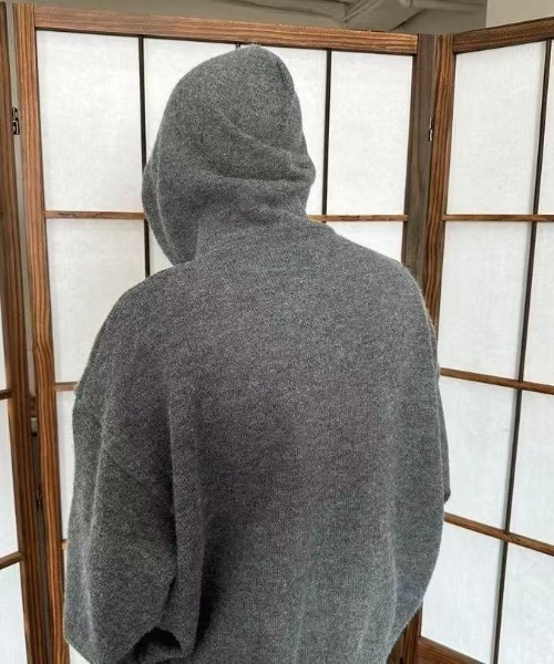 「FreeZone」 長袖ニット F グレー メンズ_画像5