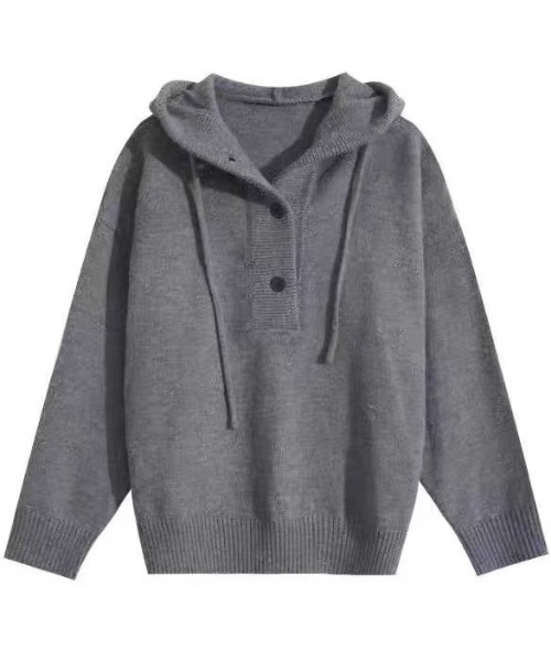 「FreeZone」 長袖ニット F グレー メンズ_画像9