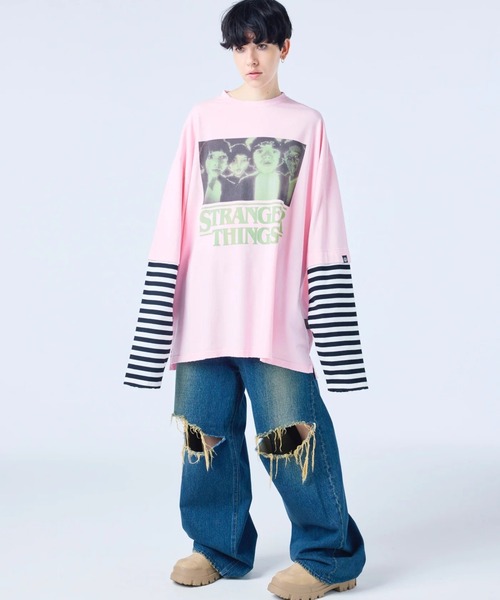 LITTLESUNNYBITE ストライプ 長袖Tシャツ 未使用 Little sunny bite（リトルサニーバイト） tシャツ littlesunnybite