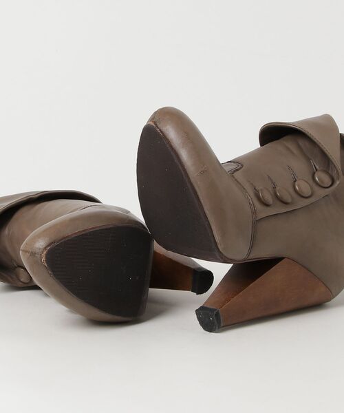 「ASH」 ショートブーツ 36 ベージュ レディース_画像3