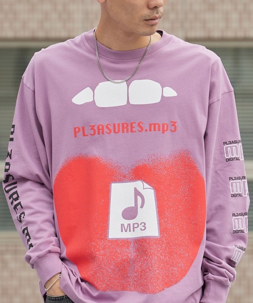 PLEASURES（プレジャーズ） tシャツ PIRACY LONG SLEEVE クルーネック