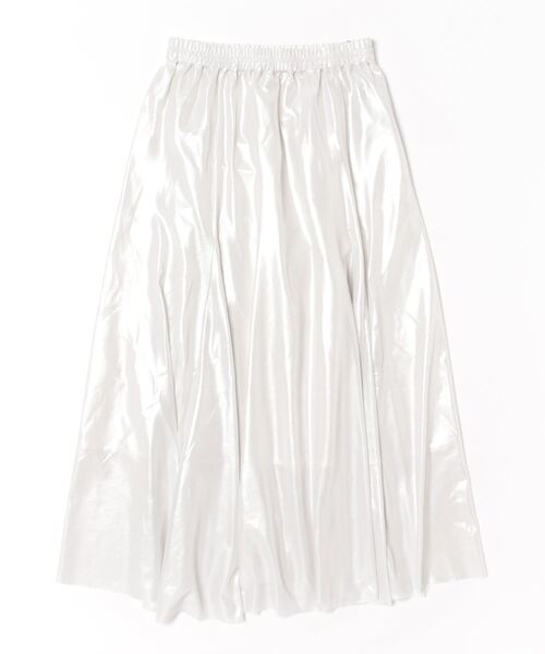 「JEANASIS」 フレアスカート FREE ホワイト レディース_画像2