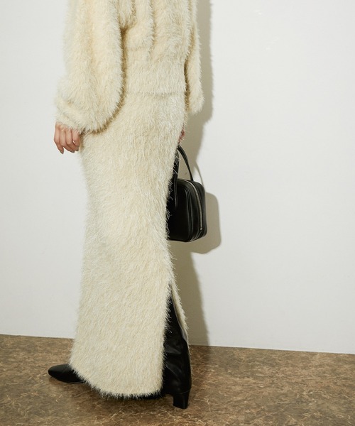 ADAM ET ROPE'（アダムエロペ） ニットスカート FREE キナリ