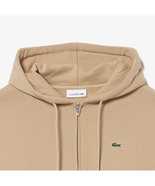 LACOSTE（ラコステ） ジップアップパーカー 38 ホワイト レディース