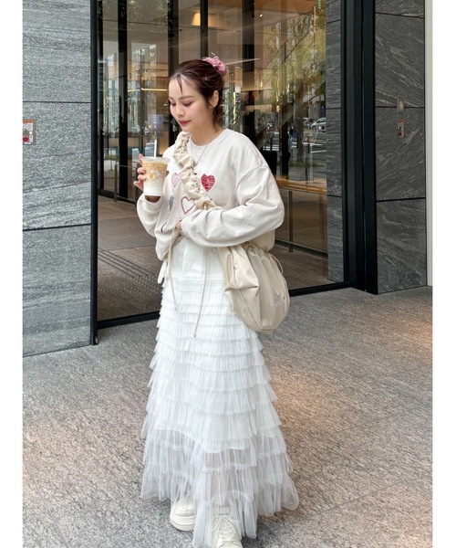 「JUMELLE」 スウェットカットソー FREE アイボリー レディース_画像8