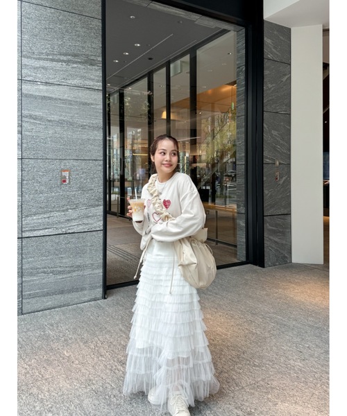 「JUMELLE」 スウェットカットソー FREE アイボリー レディース_画像9