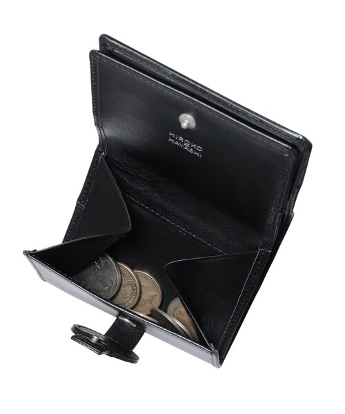 「HIROKO HAYASHI」 財布 00 ブラック レディース_画像7