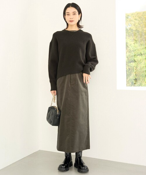 「UNFILO」 タイトスカート X-LARGE グレー レディース_画像4
