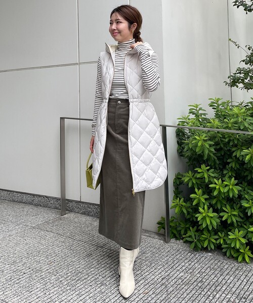 「UNFILO」 タイトスカート X-LARGE グレー レディース_画像9