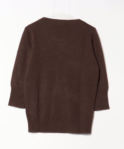 「SUNAOKUWAHARA」 長袖ニット M ブラウン レディース_画像2
