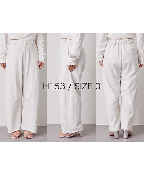 「mystic」 スウェットパンツ 0 ホワイト レディース_画像4