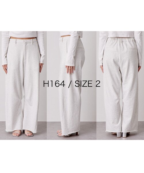 「mystic」 スウェットパンツ 0 ホワイト レディース_画像6